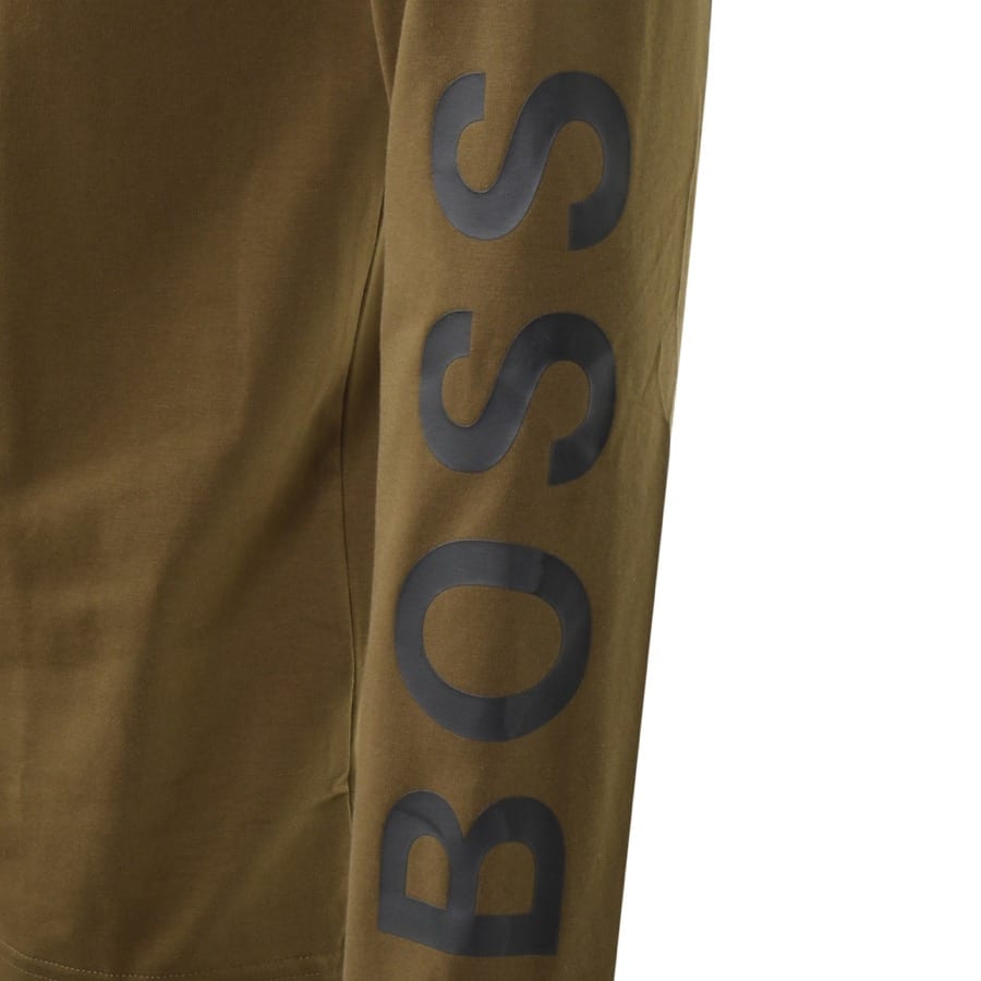 Alternative Image for ProductBOSS Long Sleeved TFlash T Shirt Green3